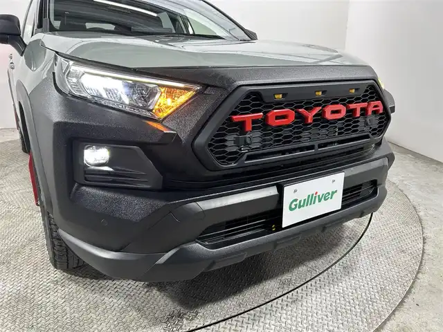 トヨタ ＲＡＶ４ アドベンチャー オフロードPKGⅡ 大阪府 2023(令5)年 2.1万km 緑 純正10incナビ(フルセグ/Bluetooth) バックカメラ ETC 社外グリル 黒革シート パワーシート/ヒーター/エアコン 衝突軽減 レーダーC クリアランスソナー BSM デジタルミラー