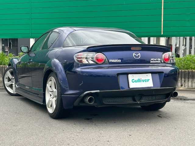 マツダ ＲＸ－８ タイプ S 茨城県 2006(平18)年 8.5万km ストラトブルーマイカ 冷房AAC/ハロゲンヘッドライト/ABS/合皮シート