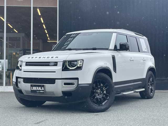 ランドローバー ランドローバー ディフェンダー 110X 福岡県 2021(令3)年 5.2万km フジホワイト パノラマサンルーフ/アダプティブクルーズコントロール/レーンキープアシスト/ブラインドスポットモニター/黒革シート/全席シートヒーター/純正サイドステップ/純正ナビ　/Applecarplay/androidauto/全方位カメラ/Bluetooth/LEDヘッドライト/エアーサスペンション/純正19インチアルミホイール/ETC2.0/取扱説明書/保証書/スペアキー×1