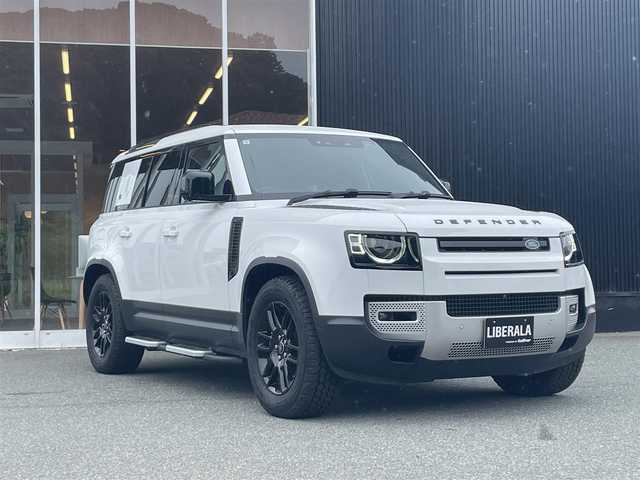 ランドローバー ランドローバー ディフェンダー 110X 福岡県 2021(令3)年 5.2万km フジホワイト パノラマサンルーフ/アダプティブクルーズコントロール/レーンキープアシスト/ブラインドスポットモニター/黒革シート/全席シートヒーター/純正サイドステップ/純正ナビ　/Applecarplay/androidauto/全方位カメラ/Bluetooth/LEDヘッドライト/エアーサスペンション/純正19インチアルミホイール/ETC2.0/取扱説明書/保証書/スペアキー×1