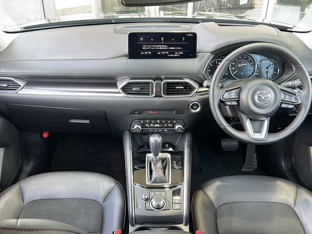 マツダ ＣＸ－５ XD ブラックトーンエディション 静岡県 2021(令3)年 2.8万km ディープクリスタルブルーマイカ シティーブレーキサポート/・アクティブクルーズコントロール/・レーンキープアシスト/・ブラインドスポットモニター/・車間認知支援システム/・コーナーセンサー/純正メーカーナビ/・フルセグTV/・Bluetooth/ラジオ/USB/スマホ連携/主要装備/・全方位カメラ/・ハーフレザーシート/・ヘッドアップディスプレイ/・パワーバックドア/・オートホールド/・パドルシフト/・ステアリングリモコン/・オートライト/・LEDヘッドライト/・ハンドルヒーター/・シートヒーター/・アイドリングストップ/・プッシュスタート/・スマートキー