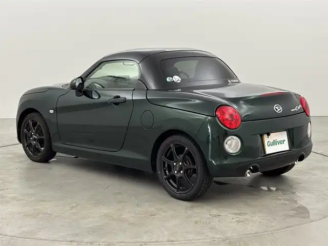 ダイハツ コペン セロ 福岡県 2022(令4)年 1.6万km ブリティッシュグリーンマイカ 社外ナビ（ＢＴ，フルセグＴＶ）　/バックカメラ　/ＥＴＣ　/前方ドライブレコーダー　/横滑り防止装置　/アイドリングストップ　/ＭＴモード付き　/シートヒーター　/シートカバー　/社外１６インチＡＷ　/ＬＥＤヘッドライト