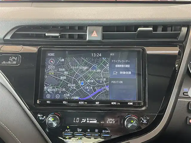 トヨタ カムリ WS 愛知県 2018(平30)年 14.5万km アティチュードブラックマイカ/ダークブルーマイカメタリック 2トーン ワンオーナー /プリクラッシュ/純正SDナビ/AM/FM/CD/DVD/TV/SD/BT/コーナーセンサー /パーキングアシスト/ビルトインETC/レーンキープ/ハーフレザー/パワーシート/パドルシフト/ステアリングスイッチ/バックカメラ/オートハイビーム/スマートキー /スペアキー/純正アルミ