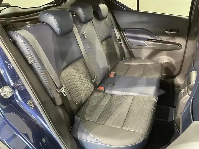 日産 キックス オーテック 愛知県 2021(令3)年 1.3万km ブルーブラック 純正9インチナビ/（Bluetooth/AM/FM/ワンセグTV）/衝突軽減ブレーキ/レーダークルーズコントロール/シートヒーター/LEDヘッドライト/ETC/ドライブレコーダー/デジタルインナーミラー/ステアリングヒーター/コーナーセンサー/プッシュスタートボタン/スマートキー