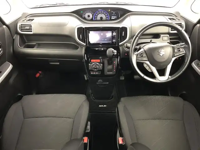 スズキ ソリオ バンディット HV MV 愛知県 2019(令1)年 3.5万km ピュアホワイトP ワンオーナー/純正7インチナビ/Bluetooth/アラウンドビューモニター/フルセグTV/スズキセーフティサポート/横滑り防止装置/衝突被害軽減システム/クルーズコントロール/レーンキープアシスト/コーナーセンサー/オートライト/LEDヘッドライト/片側パワースライドドア/ドライブレコーダー/ETC/スタッドレスタイヤ付/純正AW/純正フロアマット/電格ミラー/シートヒーター/プッシュスタート/スマートキー/スペアキー