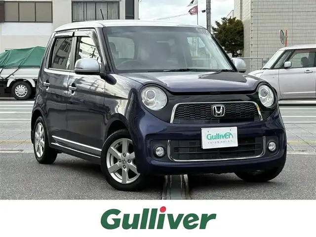 ホンダ Ｎ ＯＮＥ プレミアム Lパッケージ 三重県 2013(平25)年 6万km パープルⅡ ♪ワンオーナー/♪走行59119Km/スマートキー×2/プッシュスタート/純正オーディオ(CD/USB/AUX)/アイドリングストップ/純正14インチAW/HIDヘッドライト/フォグライト/オートライト/ウィンカーミラー/電格ミラー/革巻ステアリング/プライバシーガラス/フロアマット/ドアバイザー/ETC/カーテンエアバック