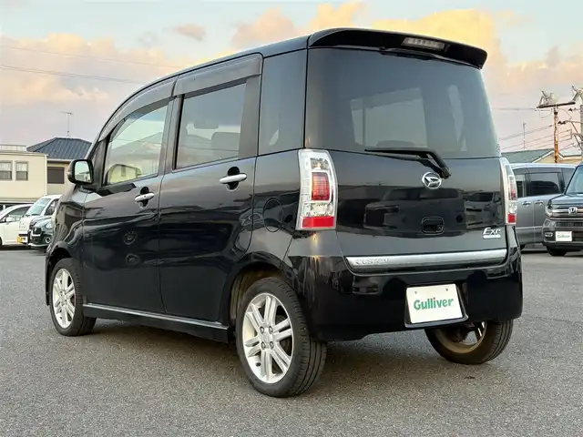 ダイハツ タント エグゼ カスタムRS 大分県 2011(平23)年 9.7万km クリムゾンブラッククリスタルマイカ ・ナビ(AUX/CD/BT/USB)/・スマートキー/・オートエアコン/・ETC/・ドアバイザー/・フロアマット/・純正アルミホイール