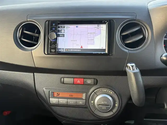 ダイハツ タント エグゼ カスタムRS 大分県 2011(平23)年 9.7万km クリムゾンブラッククリスタルマイカ ・ナビ(AUX/CD/BT/USB)/・スマートキー/・オートエアコン/・ETC/・ドアバイザー/・フロアマット/・純正アルミホイール