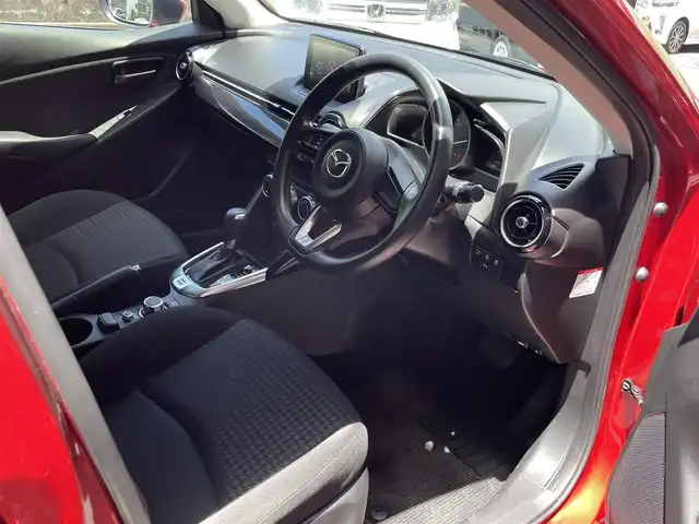 マツダ デミオ 15S 千葉県 2019(令1)年 1.5万km ソウルレッドクリスタルM ワンオーナー/メモリナビ/ワンセグテレビ/アイドリングストップ/プッシュスタート/ETC/電格ミラー/USB入力端子