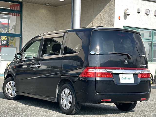ホンダ ステップワゴン G 愛知県 2008(平20)年 11.4万km ナイトホークブラックパール 登録時走行距離113233km/社外7インチHDDナビ/(ワンセグTV/DVD/USB/AUX)/バックカメラ/ドラレコ前後/左側パワスラ/ヘッドランプレベライザー/ETC/オートクーラー/電格ミラー/リモコンキー/(スペアキー×1)/純正フロアマット/社外ドアバイザー/取説/保証書