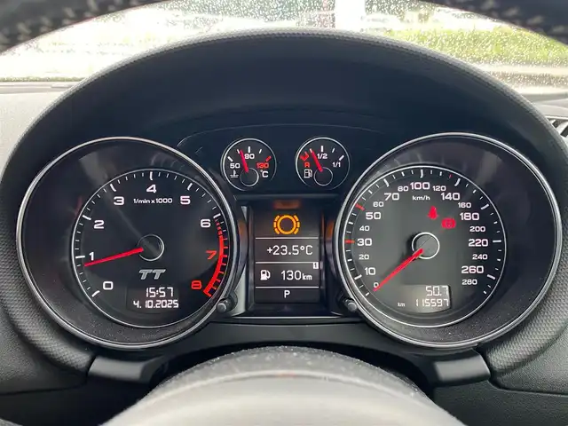 アウディ ＴＴクーペ 2．0 TFSI Sラインパック 福岡県 2010(平22)年 11.6万km アイビスホワイト 純正ナビ/CD/DVD/Bluetooth/SD/TV/ETC/黒半革シート/パワーシート/パドルシフト/純正18インチアルミホイール/オートライト/HIDヘッドライト/純正フロアマット/保証書/取扱説明書