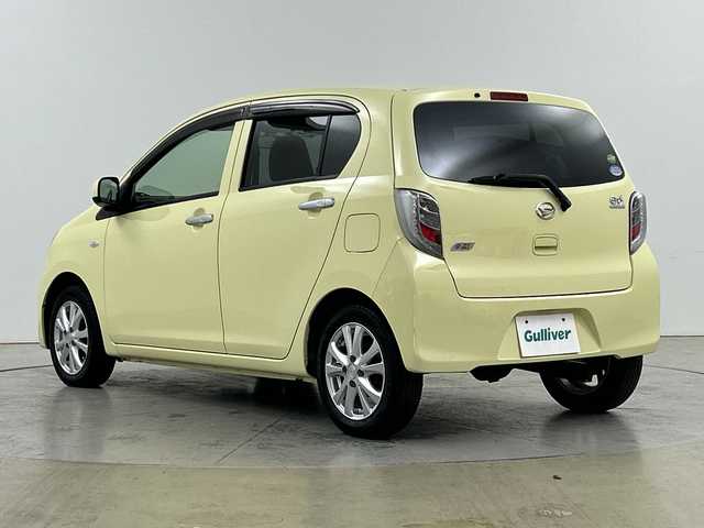 ダイハツ ミラ イース Xf SA 道央・札幌 2014(平26)年 5.8万km コットンアイボリー ・４ＷＤ/・純正オーディオ（CD/AUX）/・衝突被害軽減ブレーキ/・横滑り防止装置/・盗難防止装置/・ＥＴＣ/・エコアイドル/・電動格納ミラー/・Ｗエアバック/・リモコンキー/・スペアキー（１本）/・積込スタッドレスタイヤ社外ＡＷ（２セット）