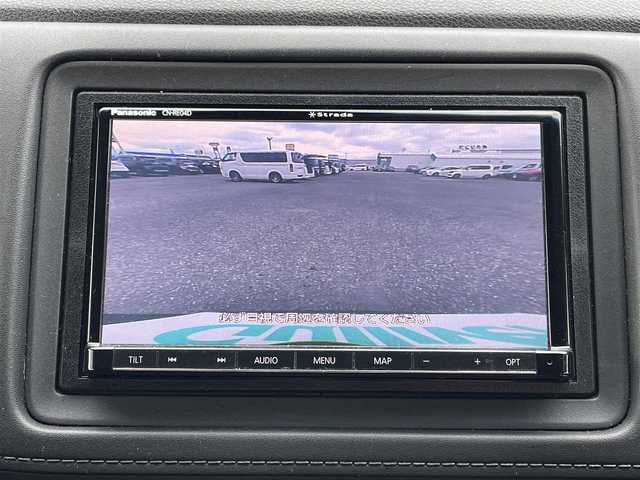 ホンダ ヴェゼル X ホンダセンシング 新潟県 2018(平30)年 11.7万km ミッドナイトブルービームM 4WD/社外SDナビ(CN-RE04D)/CD/DVD/BT/フルセグテレビ/バックカメラ/ETC/ドライブレコーダー/衝突被害軽減ブレーキ/レーンキープアシスト/レーダークルーズコントロール/シートヒーター /ステアリングスイッチ/スマートキー/プッシュスタート/LEDヘッドライト/オートライト/フォグランプ/純正16インチアルミホイール