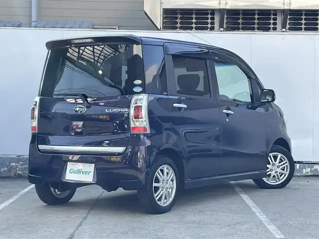 スバル ルクラ カスタム R 青森県 2010(平22)年 3.4万km アーバンナイトブルークリスタルメタリック 4WD/社外メモリナビ/・フルセグTV/・AM/FM/CD/DVD/BT/フォグランプ/純正14AW/純正フロアマット/ETC/室内イルミネーション仕様/冬タイヤ積み込み有/保証書