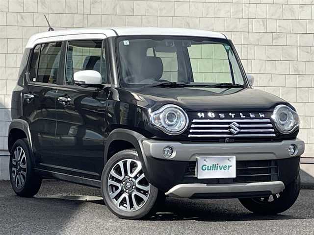 スズキ ハスラー Jスタイル Ⅱ 大分県 2017(平29)年 5.6万km ブルーイッシュブラックパール ワンオーナー/メーカーオプションナビ 【フルセグ/DVD/BTオーディオ】/全方位カメラ/ハーフレザー調シート/純正15インチアルミホイール/衝突被害軽減システム/レーンアシスト/ビルトインETC /HIDヘッドライト/LEDフォグランプ/オートライト/ステアリングリモコン/エンジンプッシュスタート/レザーステアリング/チルトステアリング/前席シートヒーター/運転席シートリフター/ウインカーミラー/アイドリングストップ/横滑り防止装置/リアプライバシーガラス/フロアマット/電動格納ミラー/Wエアバッグ/ABS/スマートキー×2/保証書/車両取説/ナビ取説