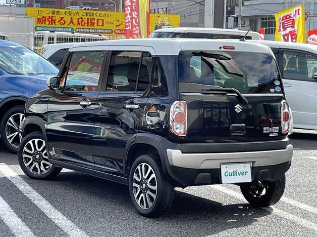 スズキ ハスラー Jスタイル Ⅱ 大分県 2017(平29)年 5.6万km ブルーイッシュブラックパール ワンオーナー/メーカーオプションナビ 【フルセグ/DVD/BTオーディオ】/全方位カメラ/ハーフレザー調シート/純正15インチアルミホイール/衝突被害軽減システム/レーンアシスト/ビルトインETC /HIDヘッドライト/LEDフォグランプ/オートライト/ステアリングリモコン/エンジンプッシュスタート/レザーステアリング/チルトステアリング/前席シートヒーター/運転席シートリフター/ウインカーミラー/アイドリングストップ/横滑り防止装置/リアプライバシーガラス/フロアマット/電動格納ミラー/Wエアバッグ/ABS/スマートキー×2/保証書/車両取説/ナビ取説