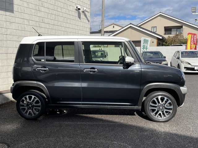 スズキ ハスラー Jスタイル Ⅱ 大分県 2017(平29)年 5.6万km ブルーイッシュブラックパール ワンオーナー/メーカーオプションナビ 【フルセグ/DVD/BTオーディオ】/全方位カメラ/ハーフレザー調シート/純正15インチアルミホイール/衝突被害軽減システム/レーンアシスト/ビルトインETC /HIDヘッドライト/LEDフォグランプ/オートライト/ステアリングリモコン/エンジンプッシュスタート/レザーステアリング/チルトステアリング/前席シートヒーター/運転席シートリフター/ウインカーミラー/アイドリングストップ/横滑り防止装置/リアプライバシーガラス/フロアマット/電動格納ミラー/Wエアバッグ/ABS/スマートキー×2/保証書/車両取説/ナビ取説