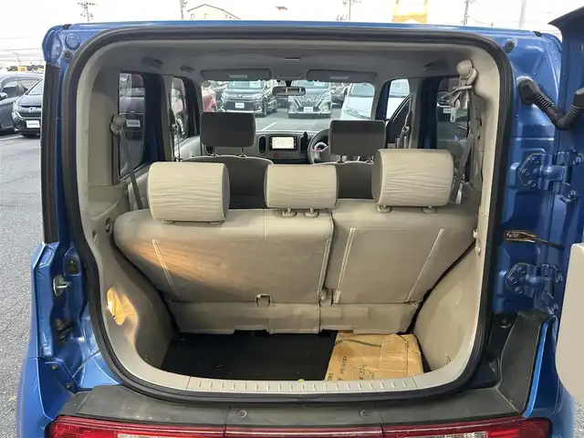 日産 キューブ 15X Vセレクション 静岡県 2009(平21)年 14.6万km パシフィックブルー 日産純正HDDナビ/FM/AM/ワンセグ/iPod/前後コーナーセンサー/フォグランプ/ドアバイザー/スマートキー/プッシュスタート/ETC