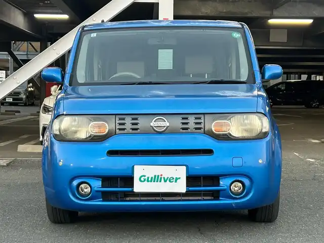 日産 キューブ 15X Vセレクション 静岡県 2009(平21)年 14.6万km パシフィックブルー 日産純正HDDナビ/FM/AM/ワンセグ/iPod/前後コーナーセンサー/フォグランプ/ドアバイザー/スマートキー/プッシュスタート/ETC