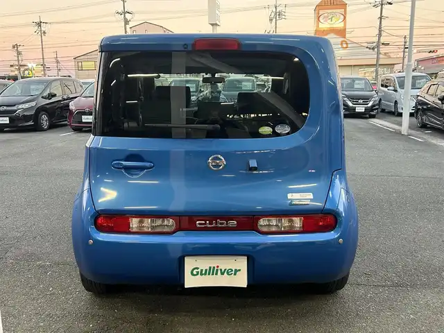 日産 キューブ 15X Vセレクション 静岡県 2009(平21)年 14.6万km パシフィックブルー 日産純正HDDナビ/FM/AM/ワンセグ/iPod/前後コーナーセンサー/フォグランプ/ドアバイザー/スマートキー/プッシュスタート/ETC