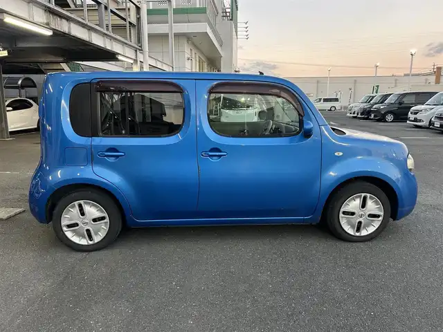日産 キューブ 15X Vセレクション 静岡県 2009(平21)年 14.6万km パシフィックブルー 日産純正HDDナビ/FM/AM/ワンセグ/iPod/前後コーナーセンサー/フォグランプ/ドアバイザー/スマートキー/プッシュスタート/ETC