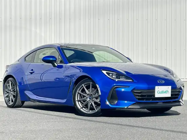 スバル ＢＲＺ S 群馬県 2022(令4)年 0.9万km WRブルーパール 6MT車/純正9インチナビ/（CD/DVD/SD/Bluetooth/SD）/フルセグテレビ/バックカメラ/クルーズコントロール/ハーフレザーシート/シートヒーター/純正ドライブレコーダー/ETC/プッシュスタート/LEDヘッドランプ/ステアリングリモコン/純正18インチアルミホイール/保証書/取扱説明書/スペアーキー1本