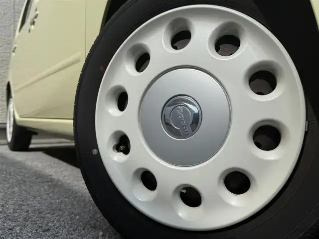 ダイハツ ミラ ココア X スペシャルコーデ 滋賀県 2014(平26)年 5.9万km コットンアイボリー ワンオーナー/純正メモリナビ/ワンセグテレビ（走行中視聴可能）/アイドリングストップ/純正フロアマット