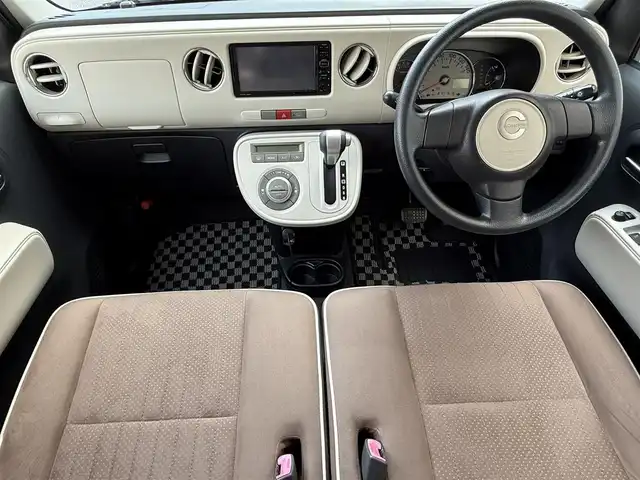 ダイハツ ミラ ココア X スペシャルコーデ 滋賀県 2014(平26)年 5.9万km コットンアイボリー ワンオーナー/純正メモリナビ/ワンセグテレビ（走行中視聴可能）/アイドリングストップ/純正フロアマット