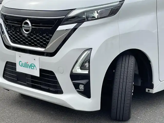 日産 ルークス HWS Gターボ プロパイロットED 佐賀県 2021(令3)年 3.1万km チタニウムグレーM/シルキーホワイト ディスプレイオーディオ(AM/FM/Bluetooth)/アラウンドビューモニター/プロパイロット/エマージェンシーブレーキ/クリアランスソナー/両側パワースライドドア/オートホールド/純正LEDヘッドライト/純正フロアマット/純正15インチアルミホイール