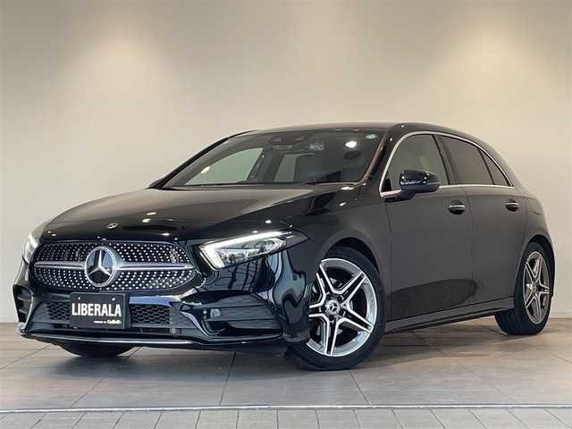 メルセデス・ベンツ Ａ１８０ スタイル AMGライン 愛知県 2018(平30)年 5.3万km コスモスブラック ハーフレザー　/シートヒーター　/フルセグＴＶ　/Ｂｌｕｅｔｏｏｔｈ　/バックカメラ　/ＡＣＣ　/ＬＫＡ　/ＬＤＷ　/ＢＳＭ　/パワーシート　/ドライブレコーダー　/ＥＴＣ２．０　/ＬＥＤヘッドライト　/ワイヤレスチャージ/プッシュスタート/アイドリングストップ/ウィンカーミラー