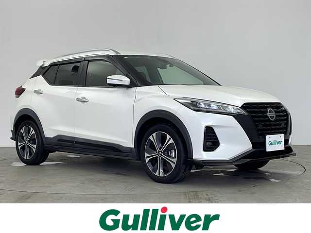 日産 キックス 鹿児島県 2020(令2)年 6.2万km ブリリアントホワイトパール 純正ＳＤナビ/（フルセグ/Bluetooth/CD）/プロパイロット　/アラウンドビューモニター/バックカメラ　/純正ドライブレコーダー　/ビルドインＥＴＣ　/シートヒーター　/ハーフレザー　/デジタルインナーミラー　/ルーフエンドスポイラー　/ルーフレール　/レーンキープアシスト/ステアリングスイッチ/ステアリングヒーター/フォグライト/オートライト/LEDヘッドライト/純正17インチアルミホイール/スマートキー/プッシュスタートボタン/スペアキー1本