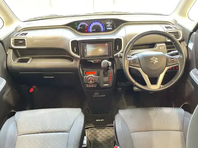スズキ ソリオ バンディット HV MV 埼玉県 2016(平28)年 5.1万km ピュアホワイトP ワンオーナー/レーダーブレーキサポート/両側パワースライドドア/社外7インチメモリナビBT/AppleCarPlay/AndoroidAuto/USB接続/クルーズコントロール/LEDオートライト/シートヒーター/純正15インチアルミホイール/ETC