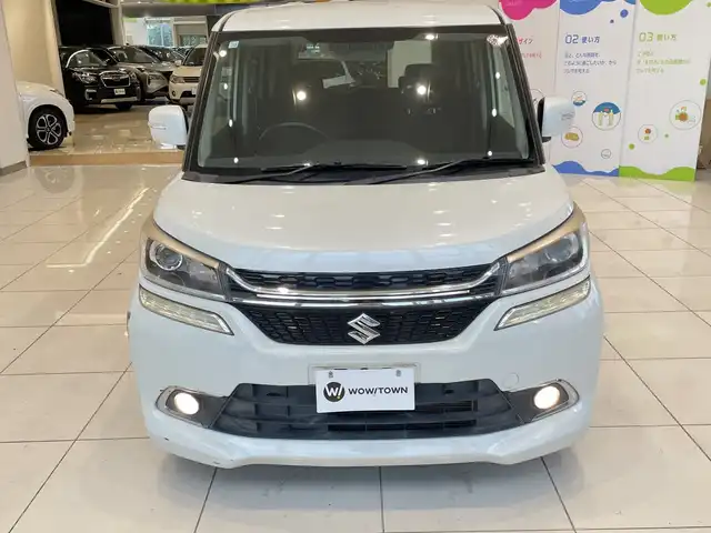 スズキ ソリオ バンディット HV MV 埼玉県 2016(平28)年 5.1万km ピュアホワイトP ワンオーナー/レーダーブレーキサポート/両側パワースライドドア/社外7インチメモリナビBT/AppleCarPlay/AndoroidAuto/USB接続/クルーズコントロール/LEDオートライト/シートヒーター/純正15インチアルミホイール/ETC