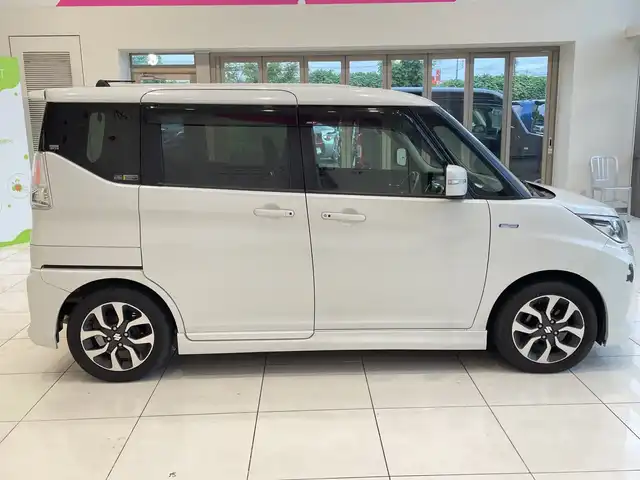 スズキ ソリオ バンディット HV MV 埼玉県 2016(平28)年 5.1万km ピュアホワイトP ワンオーナー/レーダーブレーキサポート/両側パワースライドドア/社外7インチメモリナビBT/AppleCarPlay/AndoroidAuto/USB接続/クルーズコントロール/LEDオートライト/シートヒーター/純正15インチアルミホイール/ETC