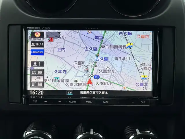 クライスラー・ジープ ジープ コンパス フリードライブエディション 埼玉県 2017(平29)年 7.6万km 黒 ヒーテッドミラー/クルーズコントロール/社外ナビ（Ｂｌｕｅｔｏｏｔｈ、ＣＤ、ＤＶＤ、ワンセグＴＶ）/バックカメラ/MTモード付AT/横滑り防止装置/オートライト/リモコンキー/スペアキー/ＥＴＣ