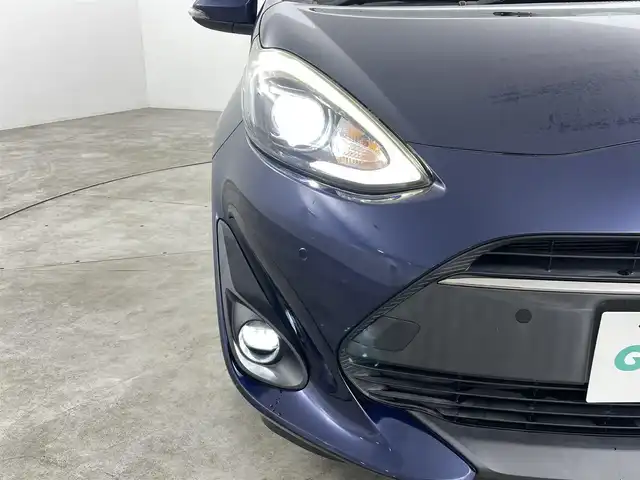 トヨタ アクア S スタイルブラック 福島県 2019(平31)年 2.9万km ダークブルーマイカ トヨタセーフティセンス/・プリクラッシュセーフティシステム（対車両）/・レーンディパーチャーアラート/・オートマチックハイビーム/純正SDナビ/・型番：ＮＳＺＴ－Ｗ６８Ｔ/・フルセグ/CD/DVD/SD/BT/FM/AM/・バックカメラ/・ビルトインETC/ドライブレコーダー/ステアリングスイッチ/LEDヘッドライト/・フォグランプ/・オートライト/ウィンカーミラー/・電動格納ミラー/純正フロアマット/ドアバイザー/プッシュスタート/・スマートキー/・スペアキー×１