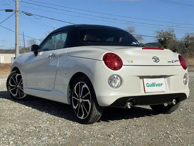 ダイハツ コペン セロS 兵庫県 2017(平29)年 3.4万km パールホワイトⅢ 純正ナビ/フルセグＴＶ/Bluetooth接続可/DVD再生可/純正赤レカロシート/ETC/アクティブトップ/革巻きステアリング/純正16インチアルミホイール/Bi-AngleLEDヘッドライト/フロントフォグランプ/スマートキー/プッシュスタート/シートヒーター/パドルシフト