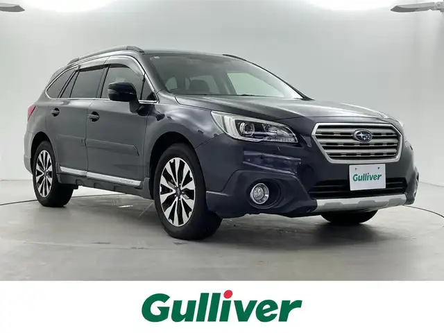 スバル アウトバック リミテッド 福井県 2016(平28)年 6.7万km ダークグレーメタリック アイサイト/レーダークルーズコントロール/レーンディパーチャーアラート/アイドリングストップ/社外ナビ/フルセグTV/Bluetooth/DVD再生/前関エアシート/全席シートヒーター/スマートキー/パワーバックドア/コーナーセンサー/プッシュスタートエンジン/LEDオートライト/ビルトインETC/ルーフレール/フォグライト