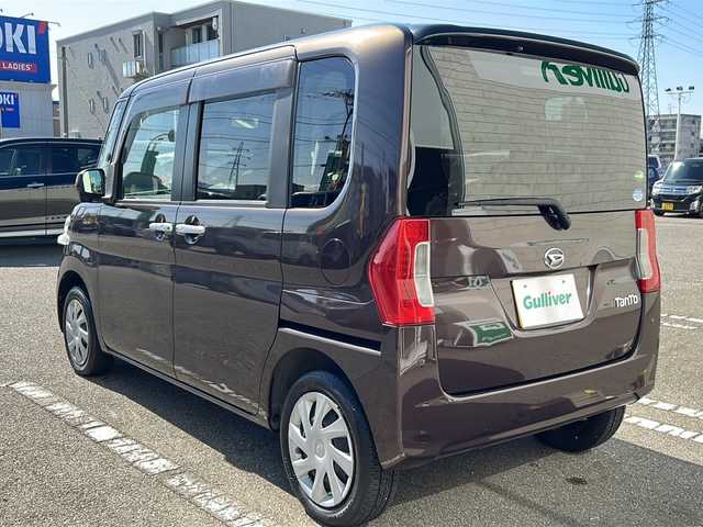 ダイハツ タント X SA Ⅲ 石川県 2017(平29)年 1.8万km プラムブラウンクリスタルマイカ 純正ナビ(BT/CD/DVD)/フルセグTV/パワースライドドア(片側)/ETC/コーナーセンサー/スマートアシスト3/・衝突回避支援ブレーキ機能/・衝突警報機能/・車線逸脱警報機能/・誤発進抑制制御機能/・先行車発進お知らせ機能/・オートハイビーム/オートライト/オートエアコン/撥水加工ファブリックシート/運転席シートヒーター/キーフリーシステム/プッシュボタンスタート/イモビライザー/禁煙車