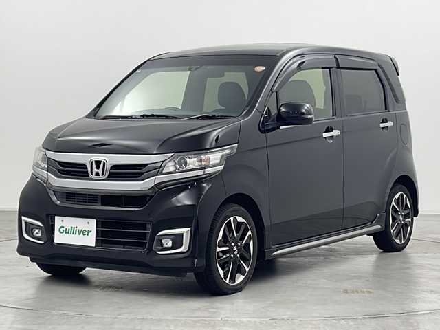 ホンダ Ｎ ＷＧＮ カスタム G ターボパッケージ 群馬県 2018(平30)年 5.4万km クリスタルブラックパール 純正ナビ　バックカメラ　フルセグＴＶ　衝突被害軽減ブレーキ　クルーズコントロール　パドルシフト　オートライト　ＨＩＤヘットランプ　前方ドライブレコーダー　ビルトインＥＴＣ　ハーフレザーシート　禁煙車