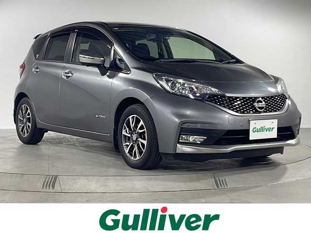 日産 ノート e－パワー X モード・プレミア 福岡県 2017(平29)年 3.4万km ダークメタルグレー ・フルセグTV/・Bluetooth/・レーンキープアシスト/・横滑り防止システム/・衝突軽減ブレーキ/・前後コーナーセンサー
