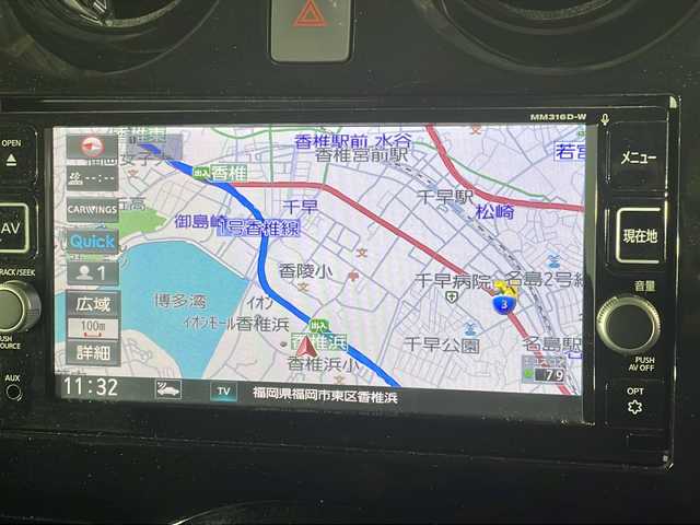日産 ノート e－パワー X モード・プレミア 福岡県 2017(平29)年 3.4万km ダークメタルグレー ・フルセグTV/・Bluetooth/・レーンキープアシスト/・横滑り防止システム/・衝突軽減ブレーキ/・前後コーナーセンサー