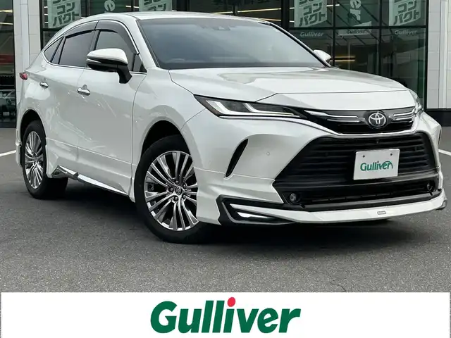 トヨタ ハリアー ハイブリッド Z 岡山県 2020(令2)年 6.4万km ホワイトパールクリスタルシャイン モデリスタエアロ/JBL/純正ナビ　/レーンキープアシスト　/横滑り防止装置　/盗難防止装置　/電動リアゲート　/ヘッドアップディスプレイ　/ETC2.0　/純正フロアマット　/クルーズコントロール/全周囲カメラ　/オートマチックハイビーム