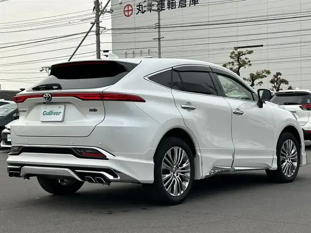 トヨタ ハリアー ハイブリッド Z 岡山県 2020(令2)年 6.4万km ホワイトパールクリスタルシャイン モデリスタエアロ/JBL/純正ナビ　/レーンキープアシスト　/横滑り防止装置　/盗難防止装置　/電動リアゲート　/ヘッドアップディスプレイ　/ETC2.0　/純正フロアマット　/クルーズコントロール/全周囲カメラ　/オートマチックハイビーム