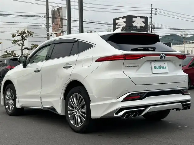トヨタ ハリアー ハイブリッド Z 岡山県 2020(令2)年 6.4万km ホワイトパールクリスタルシャイン モデリスタエアロ/JBL/純正ナビ　/レーンキープアシスト　/横滑り防止装置　/盗難防止装置　/電動リアゲート　/ヘッドアップディスプレイ　/ETC2.0　/純正フロアマット　/クルーズコントロール/全周囲カメラ　/オートマチックハイビーム