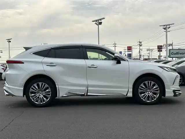 トヨタ ハリアー ハイブリッド Z 岡山県 2020(令2)年 6.4万km ホワイトパールクリスタルシャイン モデリスタエアロ/JBL/純正ナビ　/レーンキープアシスト　/横滑り防止装置　/盗難防止装置　/電動リアゲート　/ヘッドアップディスプレイ　/ETC2.0　/純正フロアマット　/クルーズコントロール/全周囲カメラ　/オートマチックハイビーム