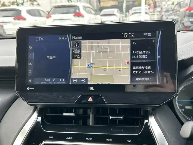 トヨタ ハリアー ハイブリッド Z 岡山県 2020(令2)年 6.4万km ホワイトパールクリスタルシャイン モデリスタエアロ/JBL/純正ナビ　/レーンキープアシスト　/横滑り防止装置　/盗難防止装置　/電動リアゲート　/ヘッドアップディスプレイ　/ETC2.0　/純正フロアマット　/クルーズコントロール/全周囲カメラ　/オートマチックハイビーム