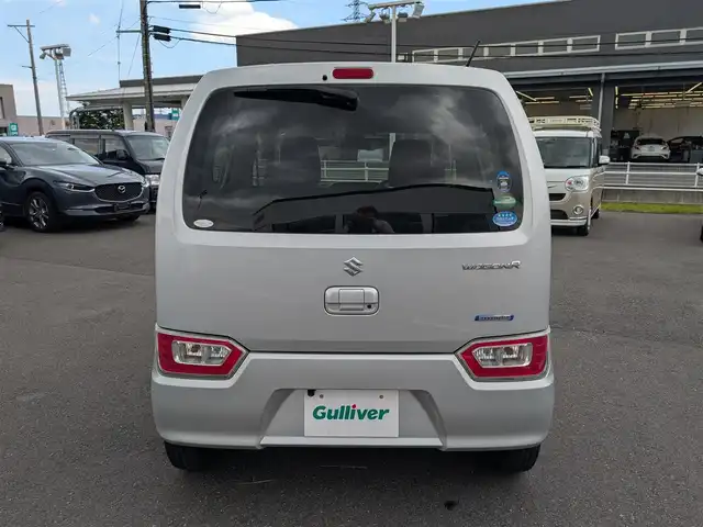 スズキ ワゴンＲ HYBRID FX 福井県 2018(平30)年 6.3万km シルキーシルバーメタリック バックカメラ/運転席シートヒーター/衝突被害軽減システム/パナソニック7インチメモリナビ（CD/BT/AM/FM）/ワンセグテレビ/レーンキープアシスト/横滑り防止装置/盗難防止装置/アイドリングストップ/ダブルエアバッグ/純正フロアマット/スマートキー