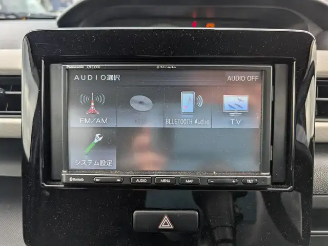 スズキ ワゴンＲ HYBRID FX 福井県 2018(平30)年 6.3万km シルキーシルバーメタリック バックカメラ/運転席シートヒーター/衝突被害軽減システム/パナソニック7インチメモリナビ（CD/BT/AM/FM）/ワンセグテレビ/レーンキープアシスト/横滑り防止装置/盗難防止装置/アイドリングストップ/ダブルエアバッグ/純正フロアマット/スマートキー