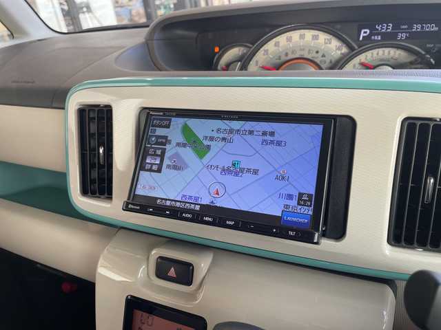 ダイハツ ムーヴ キャンバス G メイクアップ リミテッド　SAⅢ 愛知県 2018(平30)年 4万km パールホワイトⅢ/ファインミントメタリック 2トーン 純正ナビ/全方位カメラ/両側パワースライドドア/ワンセグ/ＣＤ/Bluetooth/バックカメラ/コーナーセンサー/LEDヘッドライト/オートマチックハイビーム/ETC/ステアリングスイッチ/スマートキー/プッシュスタート